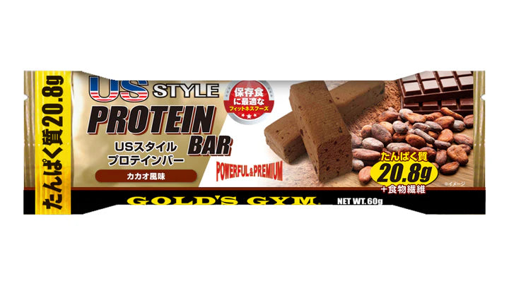 ゴールドジム F2550 F2551 USスタイルプロテインバー 60g×12本箱入り
