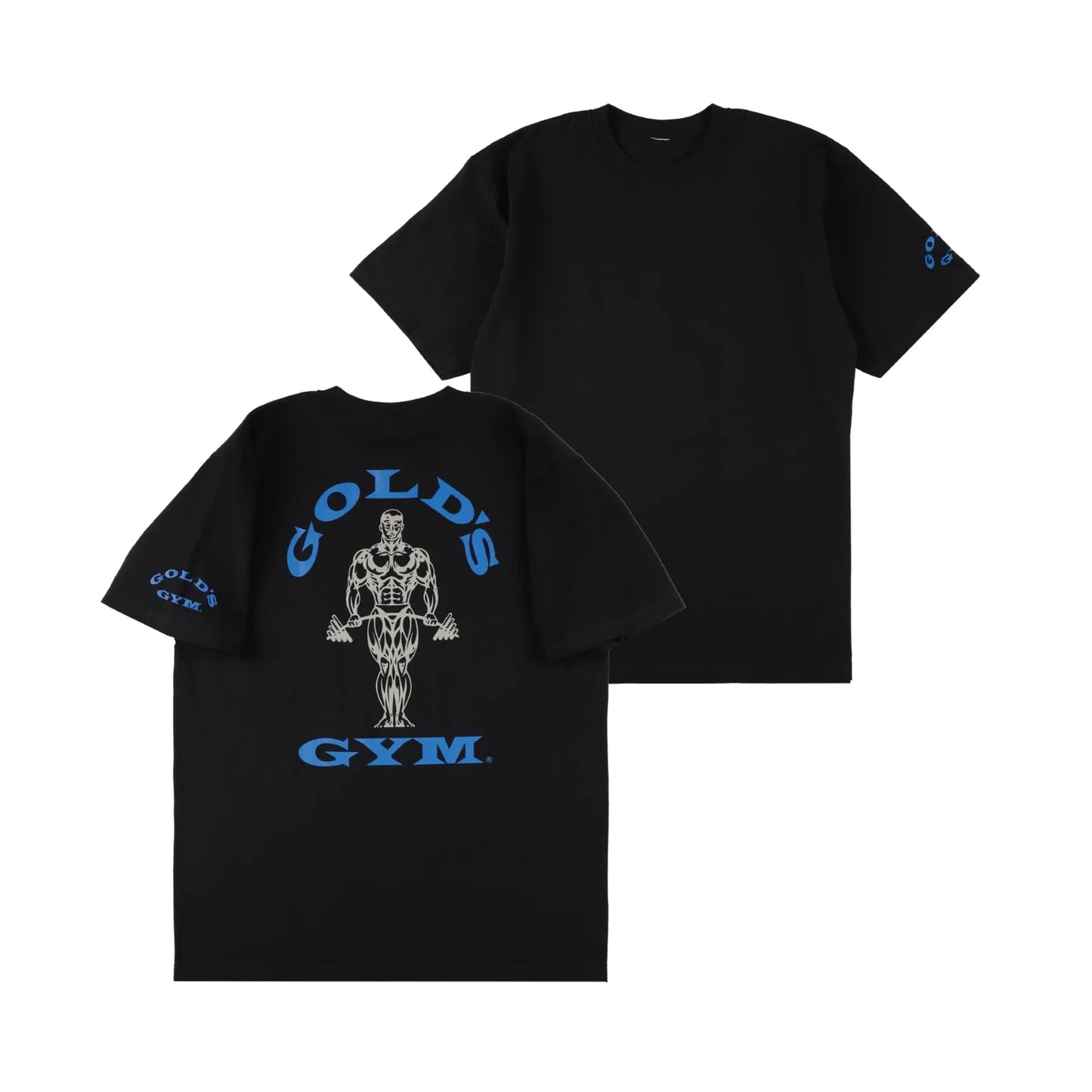 ゴールドジム G2270 バックプリントTシャツ(ターミネーターロゴ)