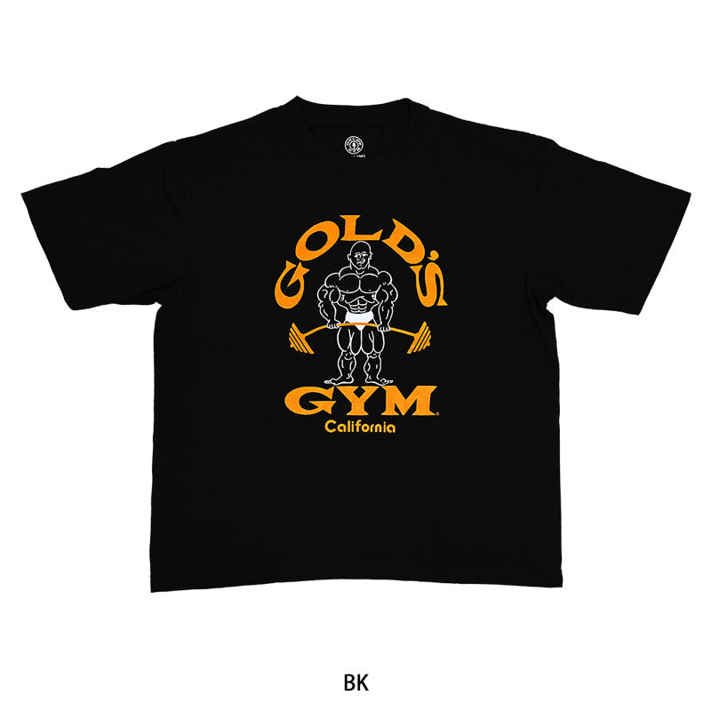 ゴールドジム G5180 ベーシックTシャツ80’s(エイティーズ旧バージョン メーカー終売商品)USサイズ仕様 Sサイズ ブラック
