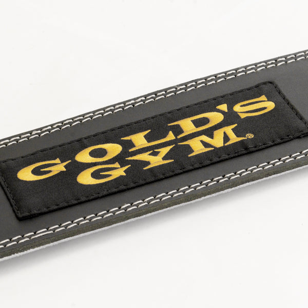 ゴールドジム G3368 トレーニングレザーベルト BK