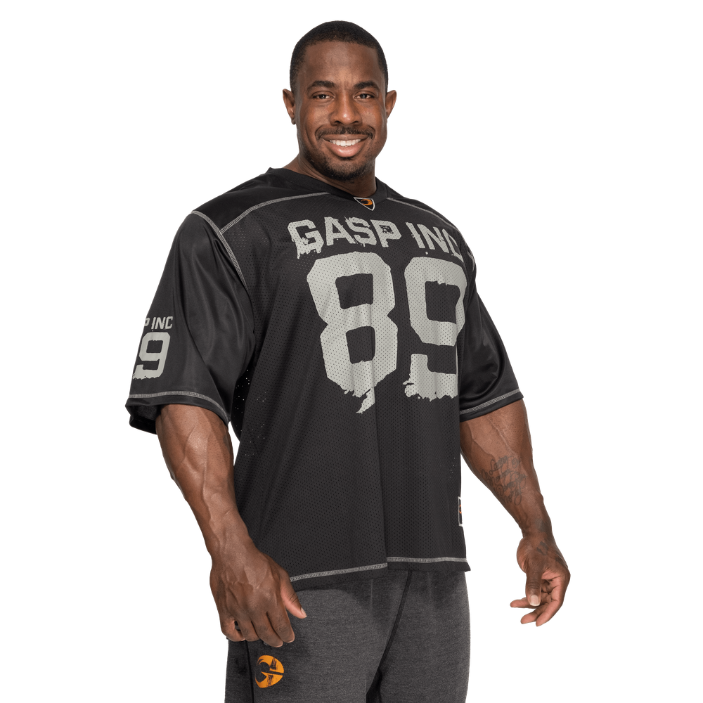 gasp フットボールシャツ ブラック XS - Tシャツ/カットソー(半袖/袖なし)