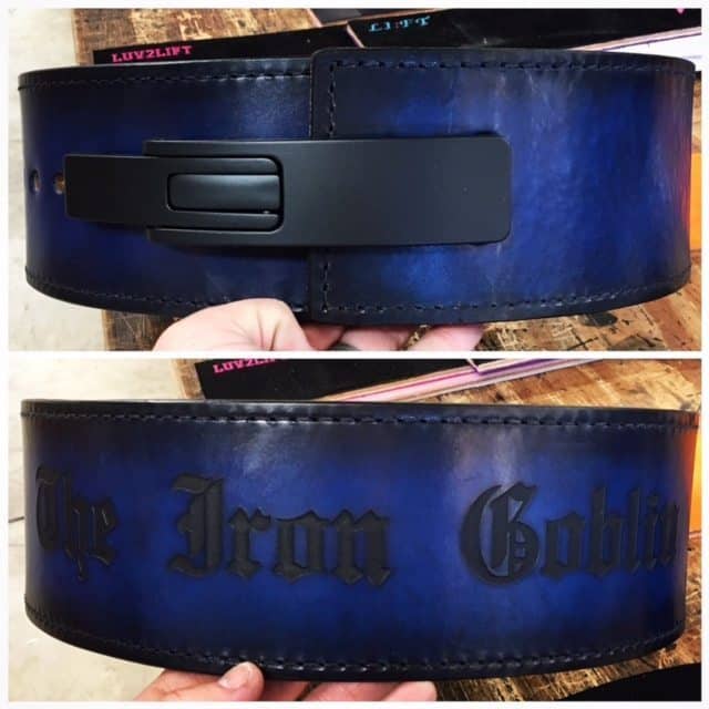 パイオニア 納期約2ヶ月 P004 カスタムダイド(染色)パイオニアカット・トレーニングベルト