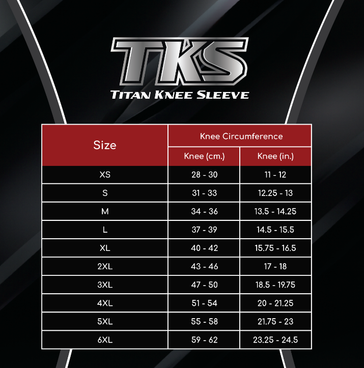 TKS TITAN ニースリーブ Lサイズ 新品未使用 正規品