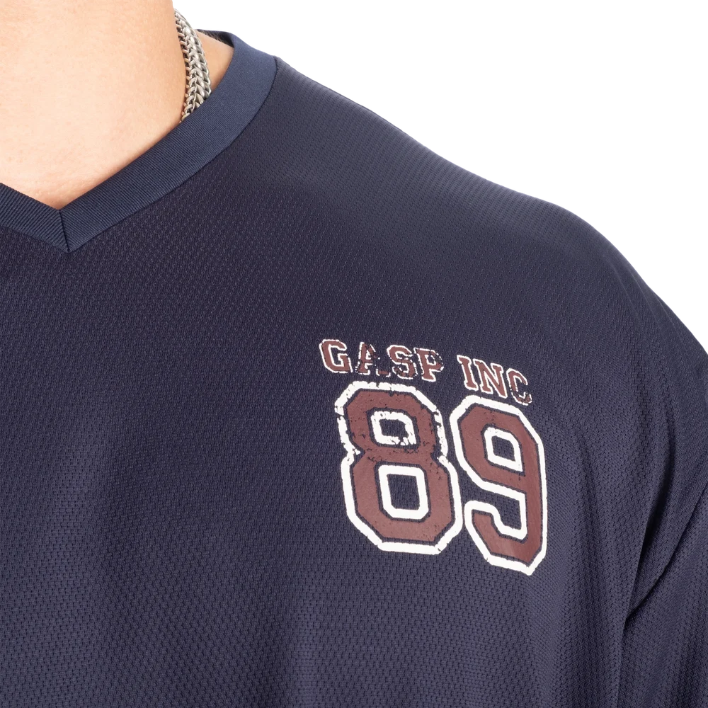 ＧＡＳＰ　221132　ＶネックメッシュアイアンＴ