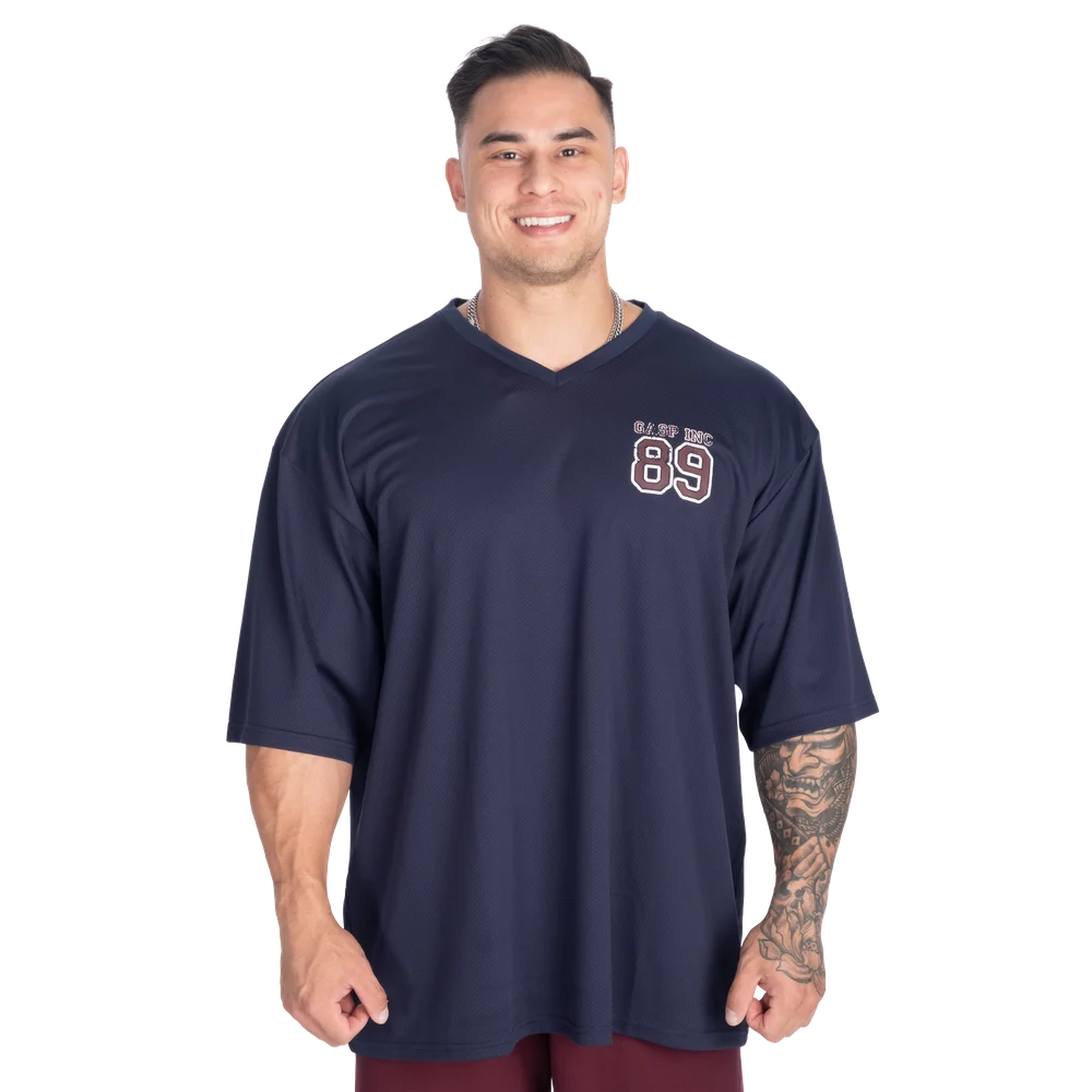 ＧＡＳＰ　221132　ＶネックメッシュアイアンＴ