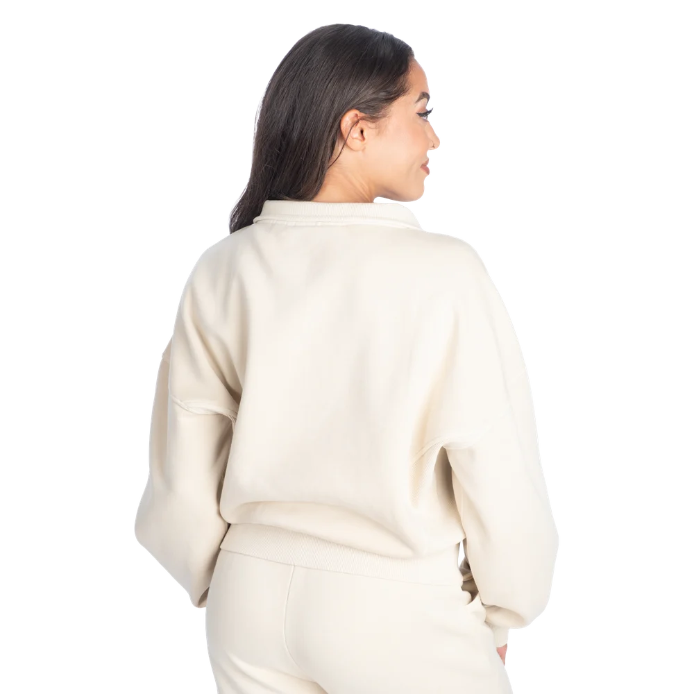 ベターボディーズ　111277　ウォッシュドハーフジップ・セーター