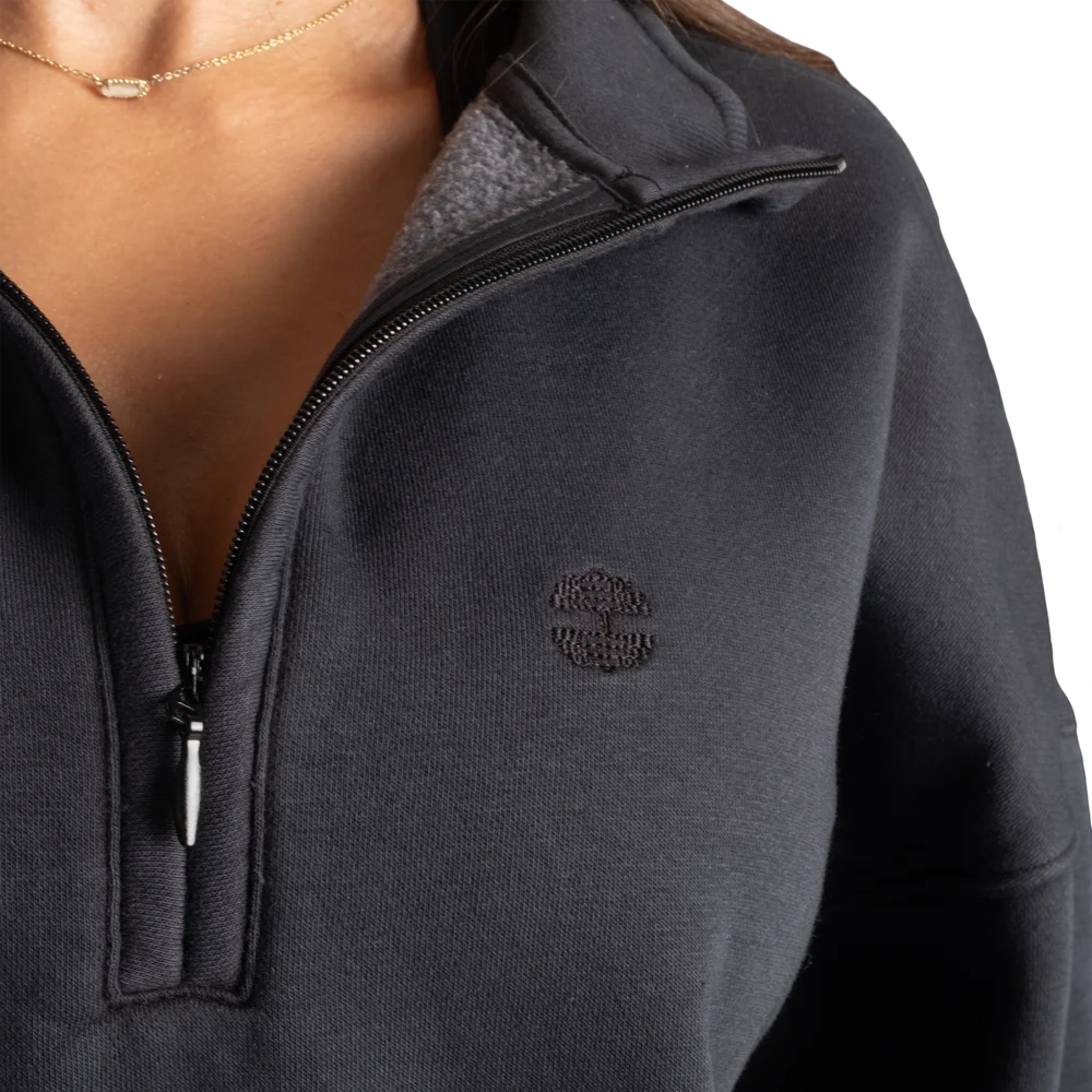 ベターボディーズ　111277　ウォッシュドハーフジップ・セーター